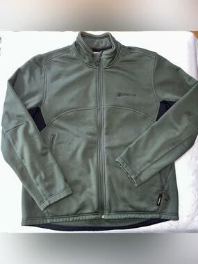 Beretta Men's Full-Zip Fleece Jacket size XXL EUC